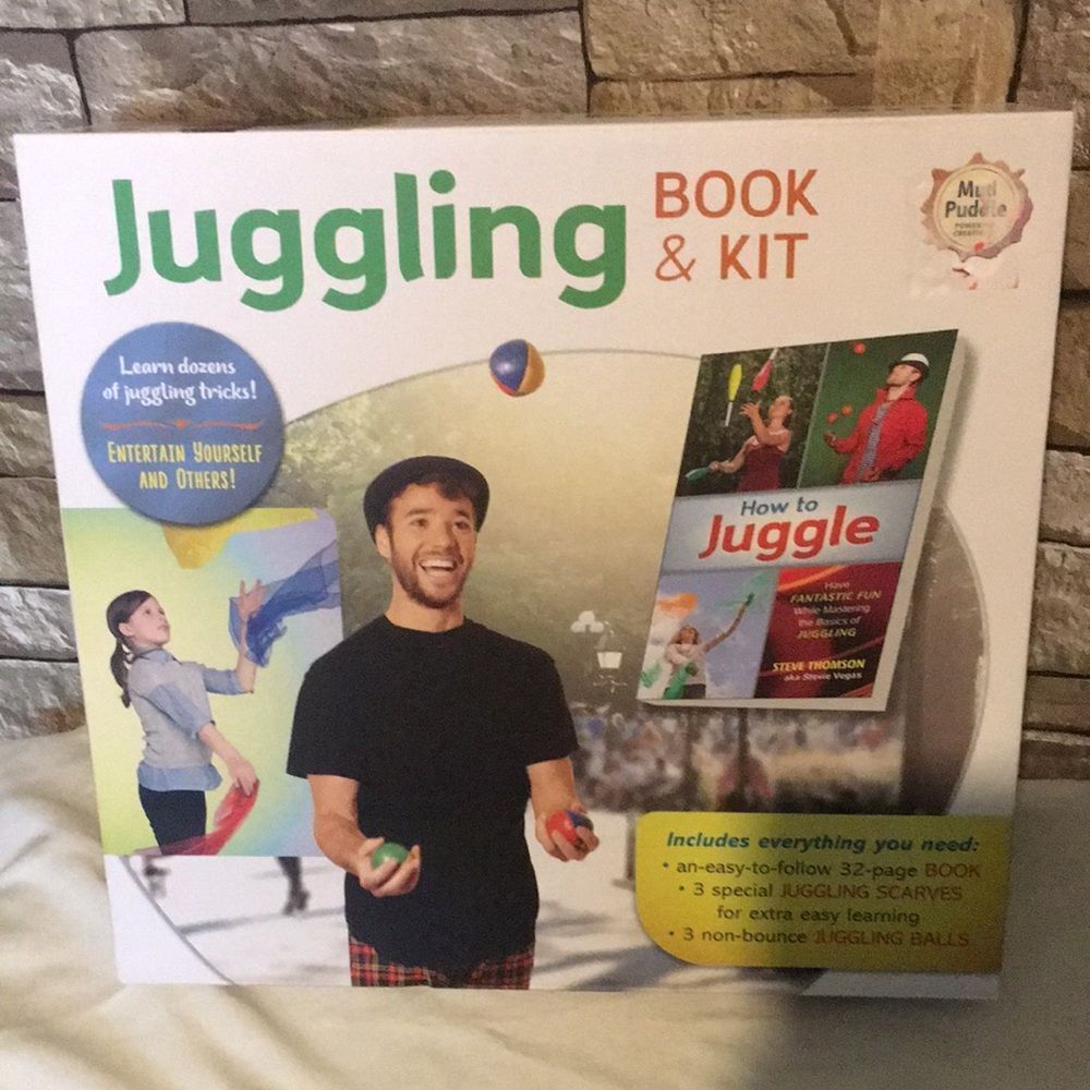 Juggling Book and Kit with Accessories